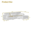 Corduroy Modular Sectional Sofa for Living Room