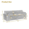 Corduroy Modular Sectional Sofa for Living Room