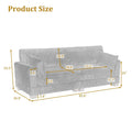 Corduroy Modular Sectional Sofa for Living Room
