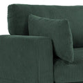 Corduroy Modular Sectional Sofa for Living Room