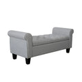Porthos Home Theon Fabric Button-Tufted Flip-Top Storage Bench
