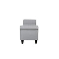 Porthos Home Theon Fabric Button-Tufted Flip-Top Storage Bench