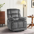 MCombo Heated Massage Electric Recliner Chair for Living Room - Fabric R6233