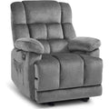 MCombo Heated Massage Electric Recliner Chair for Living Room - Fabric R6233