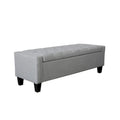 Porthos Home Wren Upholstered Button-Tufted Storage Bench