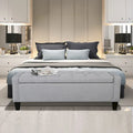 Porthos Home Wren Upholstered Button-Tufted Storage Bench