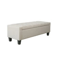 Porthos Home Wren Upholstered Button-Tufted Storage Bench