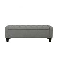 Porthos Home Wren Upholstered Button-Tufted Storage Bench
