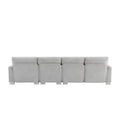 Spacious L-Shaped Chenille Sectional Sofa with Chaise Lounge for Living Room, Apartment, or Office