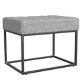 HomePop Theodore Upholstered Ottoman