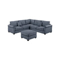 Poundex 4-Piece Sectional Sofa