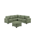 Poundex 4-Piece Sectional Sofa
