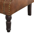 COZYMAN Contemporary Upholstered Armchair Set of 2 - Solid Wood Accent Chairs in Fabric/Faux Leather for Living Room