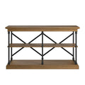 iNSPIRE Q Artisan Barnstone Iron and Wood Entryway Console Table
