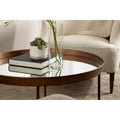 Kate and Laurel Celia 28.25-Inch Round Metal Coffee Table