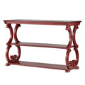 Lorraine Wooden Scroll TV Stand and Sofa Table by iNSPIRE Q Classic