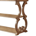 Lorraine Wooden Scroll TV Stand and Sofa Table by iNSPIRE Q Classic