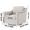360-Degree Rotating Armchair