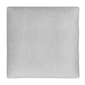 Commix Overstuffed Velvet Ottoman with Down Fill for Enhanced Comfort