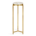 Kate and Laurel Aguilar Glamorous Drink Table - 9x9x23 Inches