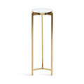 Kate and Laurel Aguilar Glamorous Drink Table - 9x9x23 Inches