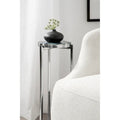 Kate and Laurel Aguilar Glamorous Drink Table - 9x9x23 Inches