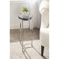Kate and Laurel Aguilar Glamorous Drink Table - 9x9x23 Inches
