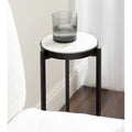 Kate and Laurel Aguilar Glamorous Drink Table - 9x9x23 Inches
