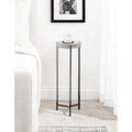Kate and Laurel Aguilar Glamorous Drink Table - 9x9x23 Inches