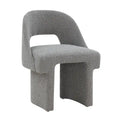 Modern Elegant Boucle Upholstered Accent Chair with MDF Wood Frame for Home Office, Living Room, and Bedroom