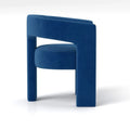 SEYNAR Contemporary Glam Velvet Dining Chair with Open-Back Design