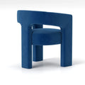 SEYNAR Contemporary Glam Velvet Dining Chair with Open-Back Design