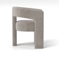 SEYNAR Contemporary Glam Velvet Dining Chair with Open-Back Design