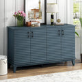 Large 4-Door Sideboard Buffet with Adjustable Shelves for Ample Storage