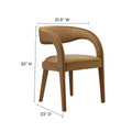 Set of Two Pinnacle Performance Velvet Dining Chairs