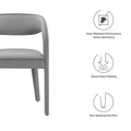 Set of Two Pinnacle Performance Velvet Dining Chairs