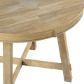 5-Piece Round Extendable Dining Set with Chairs