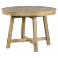 5-Piece Round Extendable Dining Set with Chairs