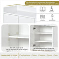 47.2-Inch Modern Sideboard/Buffet with Spacious Table and Four Doors