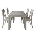 CraftPorch Classic 5-Piece Wooden Dining Ensemble