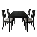 CraftPorch Classic 5-Piece Wooden Dining Ensemble