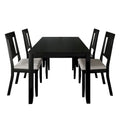 CraftPorch Classic 5-Piece Wooden Dining Ensemble