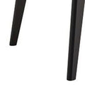 Iora 71-Inch Industrial Dining Table with Rounded Corners in Black Wood