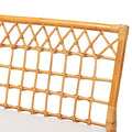 Capella Contemporary Bohemian Honey Rattan Dining Bench