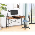 JJS 48" Contemporary Writing Desk with Drawers - Spacious Home Office Computer Workstation with Storage
