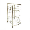 Silverwood Sinclair Antique Gold 2-Tier Serving Cart
