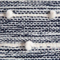 Handmade 22-Inch Square Pouf Ottoman by Jani Surin - Versatile Footrest for Living Room, Bedroom, Nursery, and Kids' Room
