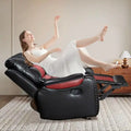Spacious Faux Leather American-Style Recliner Chair for Living Room