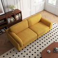 90-Inch Oversized Corduroy Sofa for Living Room with Reversible Cushions