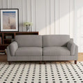 90-Inch Oversized Corduroy Sofa for Living Room with Reversible Cushions